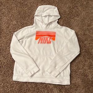 White Nike hoodie